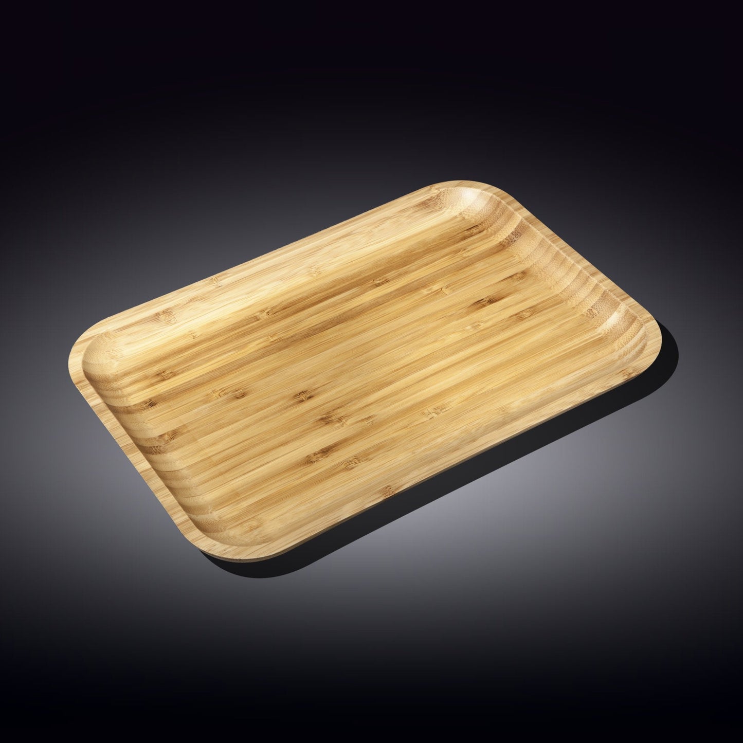 Bamboo Dish 11" inch X 7" inch | For Appetizers / Barbecue / Burger