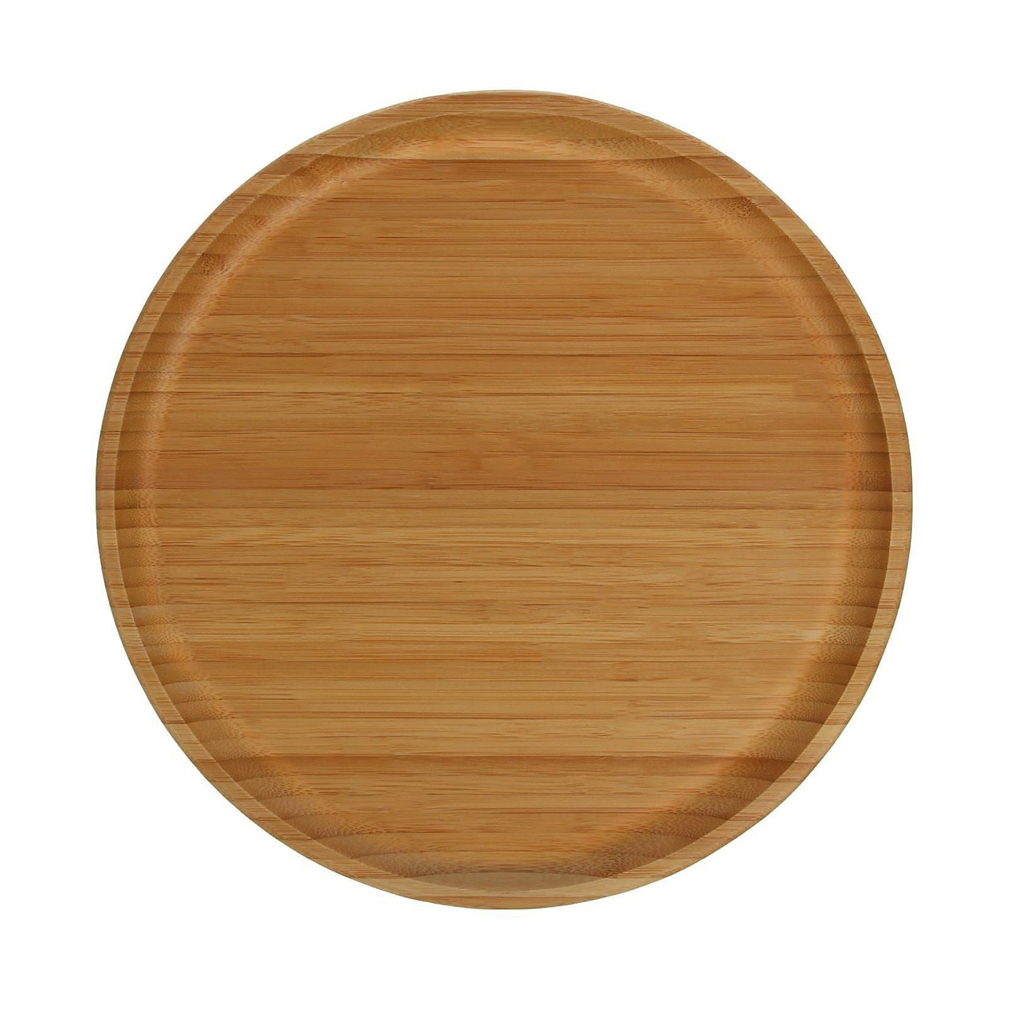 Bamboo Round Platter 14" inch | For pizza / Barbecue / Steak